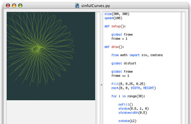 NodeBox is a quick, easy way for Python-savvy developers to create 2D visualisations